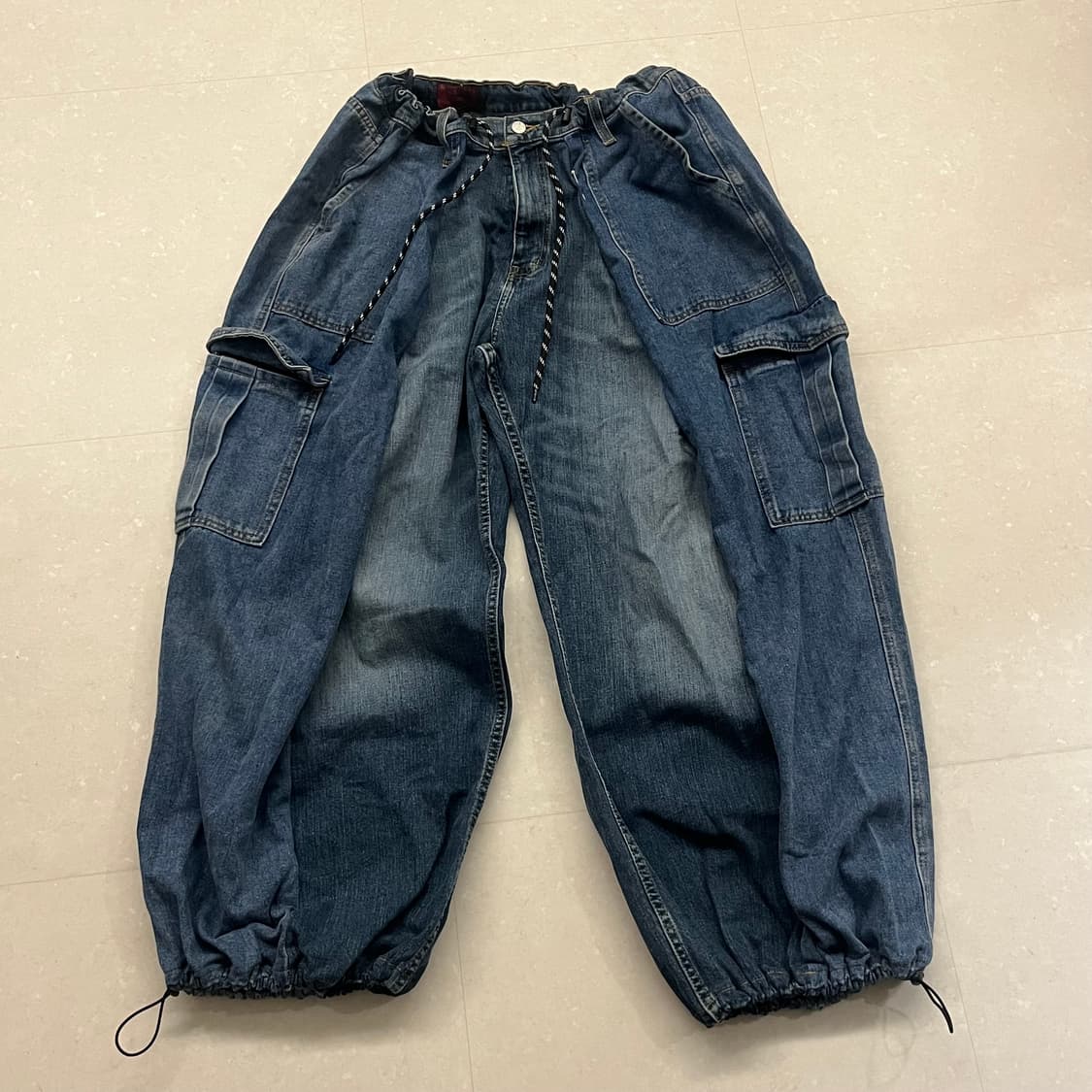 와이즈걸 빈티지 데님 커스텀 팬츠 상품이미지1