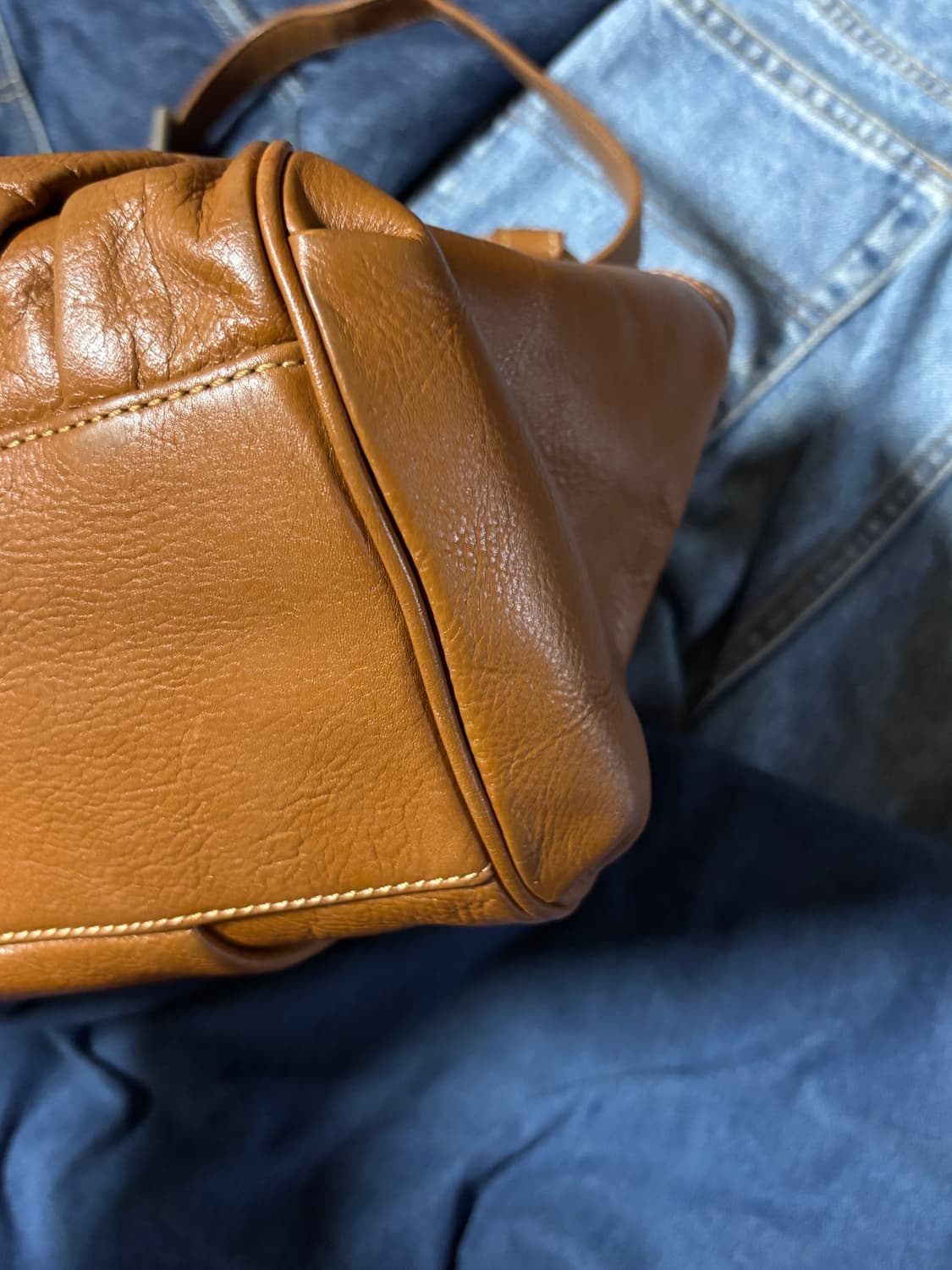 vintage louis quatorez leather bag 상품이미지7