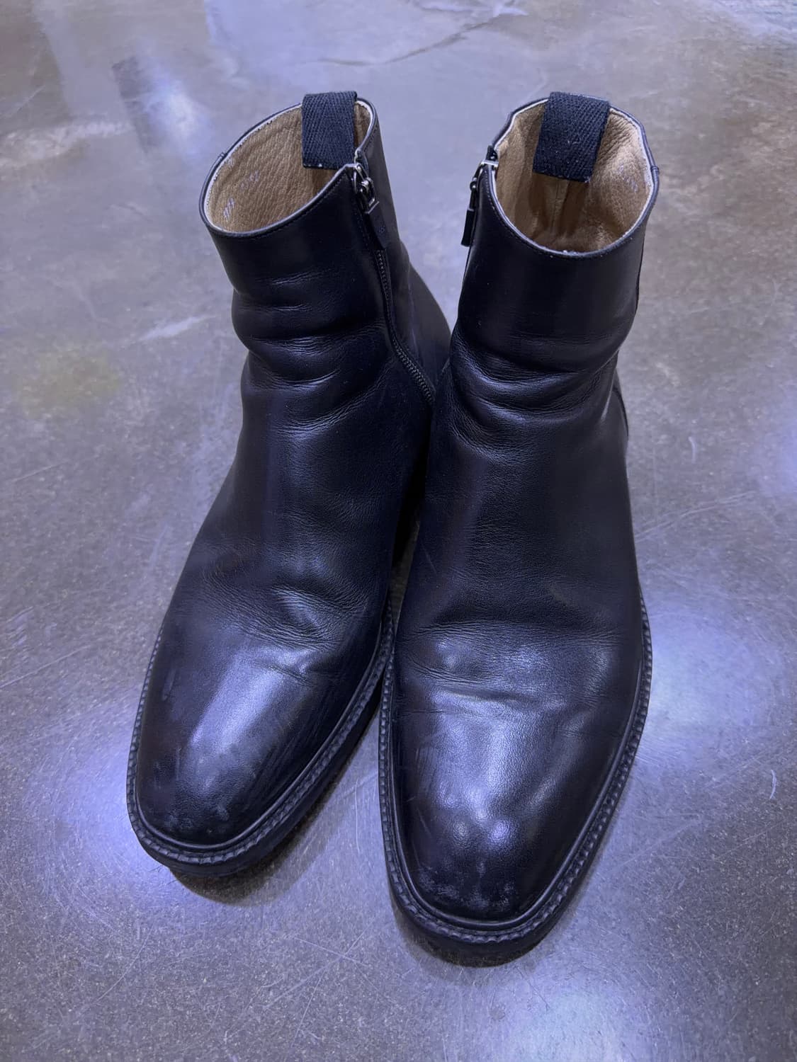 mmrb 메모러블 사이드 지퍼 부츠 블랙 255 상품이미지2