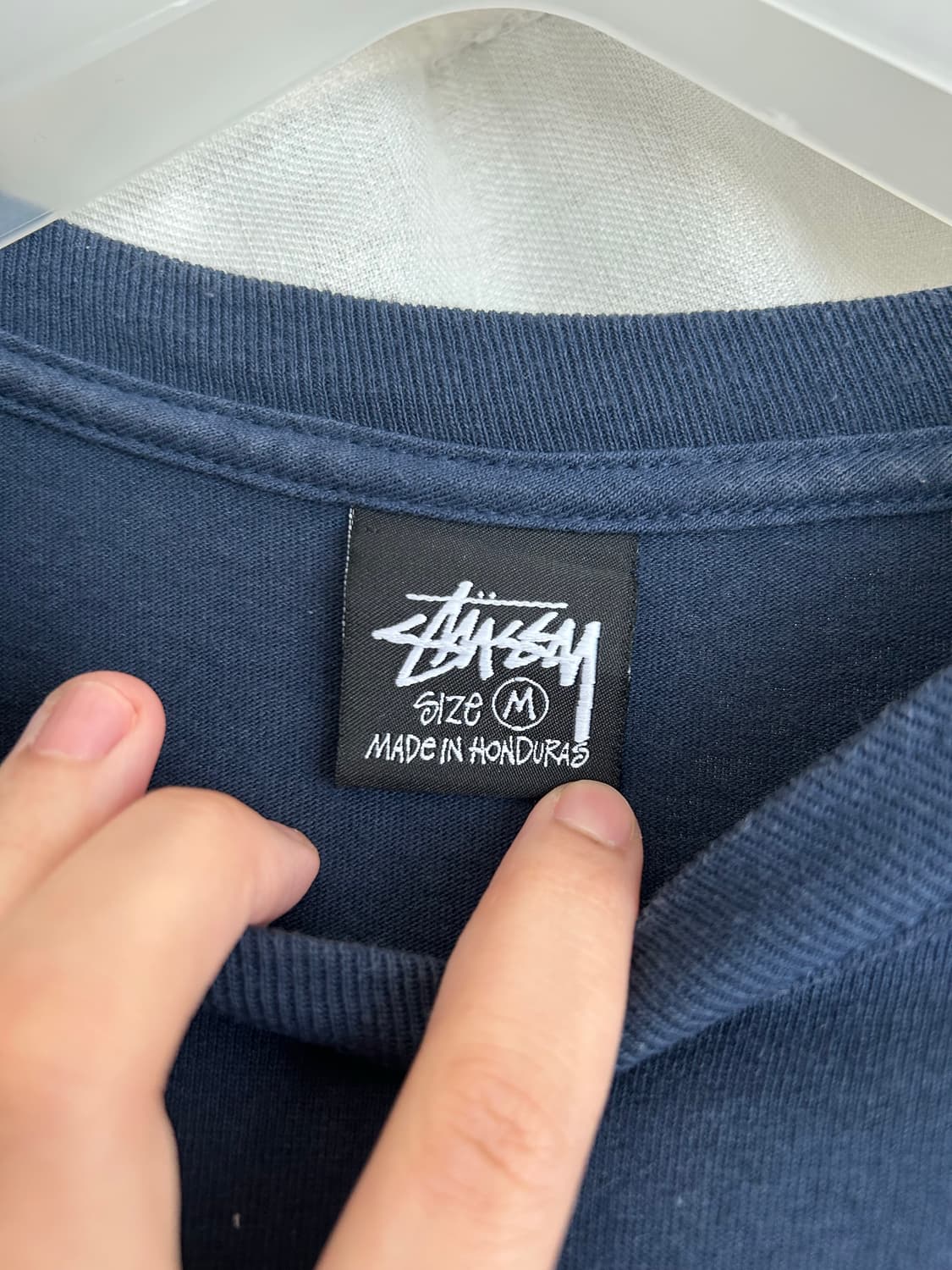 스투시 란딘 롱슬리브 네이비 M 상품이미지3