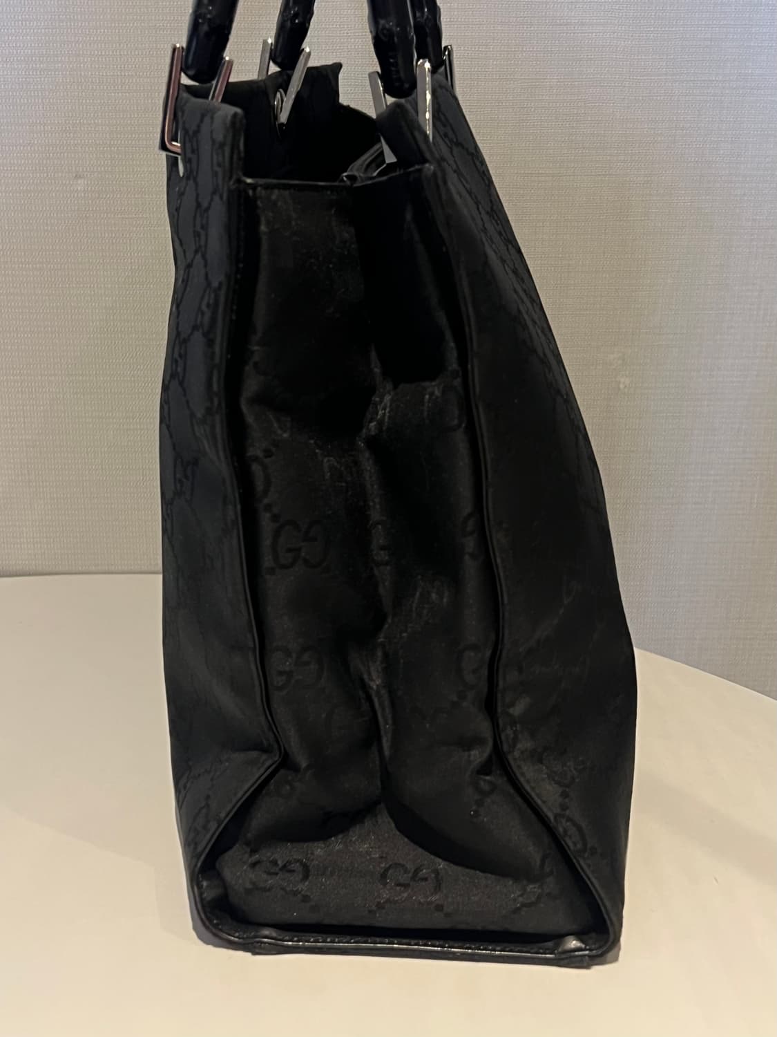 구찌 뱀부 GG 자가드 토트백 상품이미지6