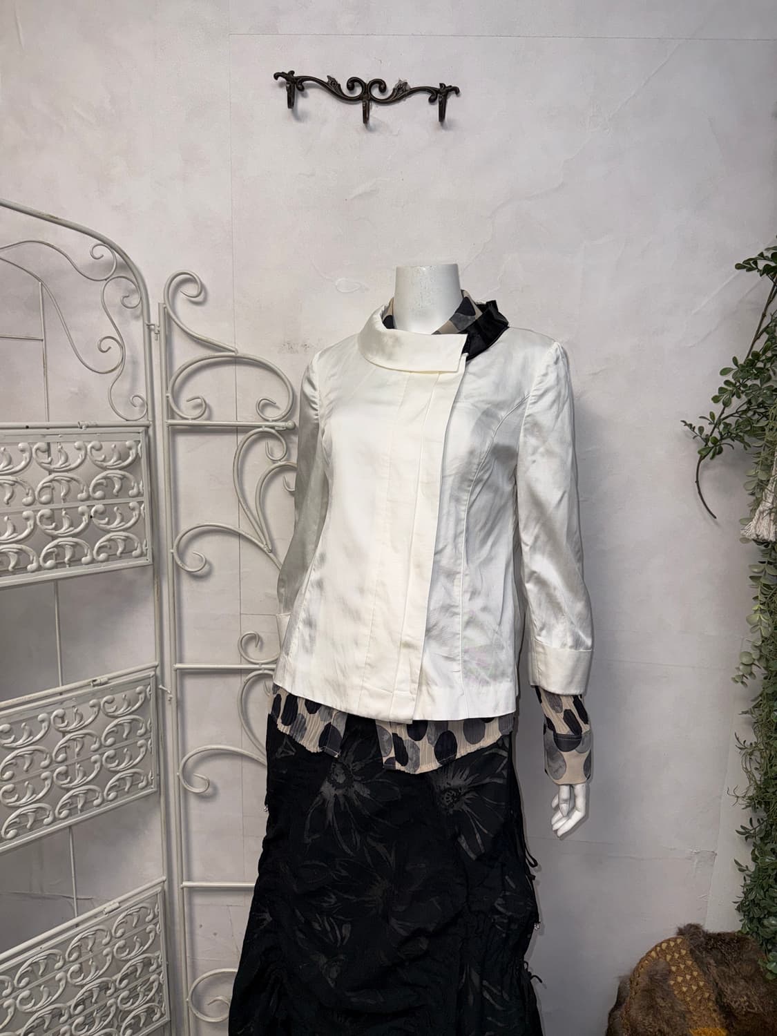 White button collar shirt jacket  상품이미지5