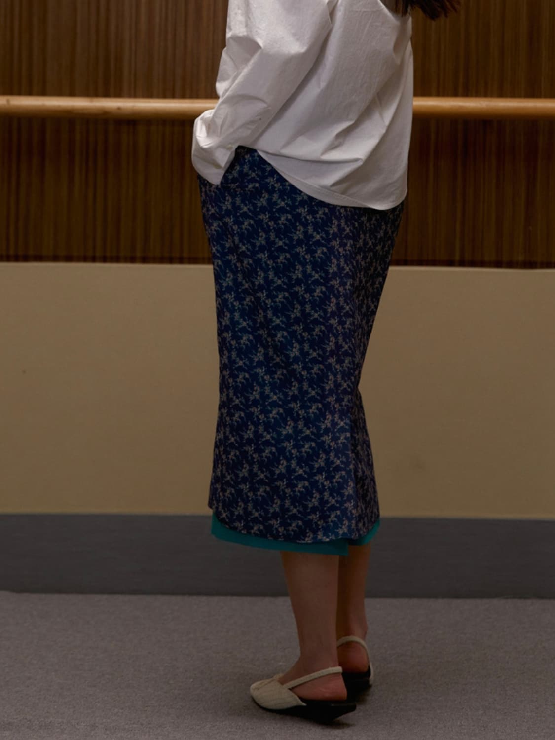 (정가 12만 9천)시엔느 lewis flower skirt 상품이미지2