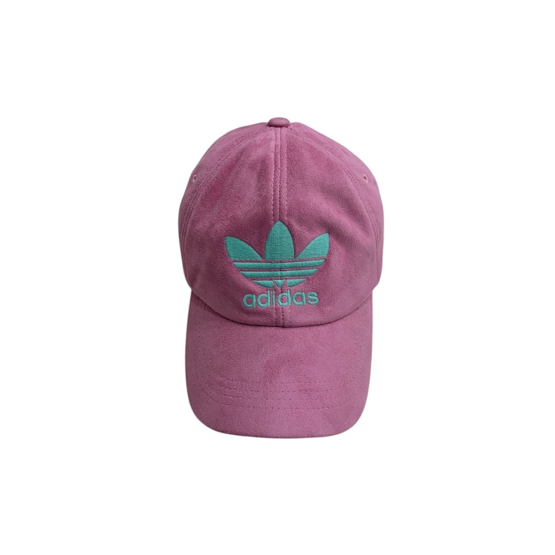 아디다스 x 데상트 90s 스웨이드 핑크 민트 볼캡 모자 상품이미지2