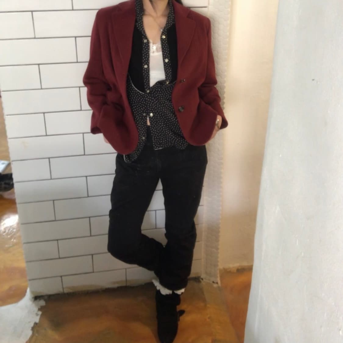 bonne chatelet 울 블렌딩 자켓 / L 사이즈 상품이미지1