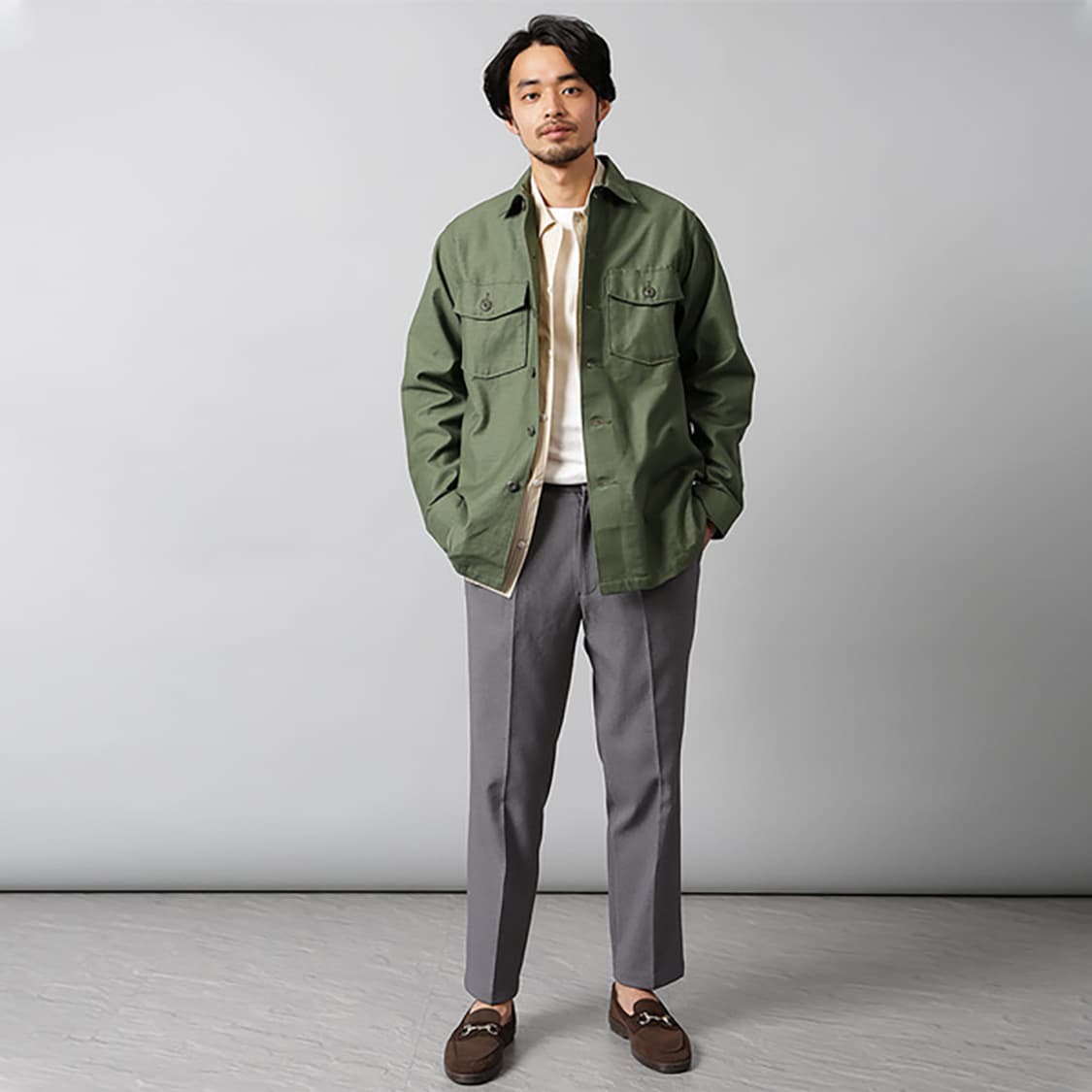 X VAN X FREAK'S STORE us army shirt 상품이미지3