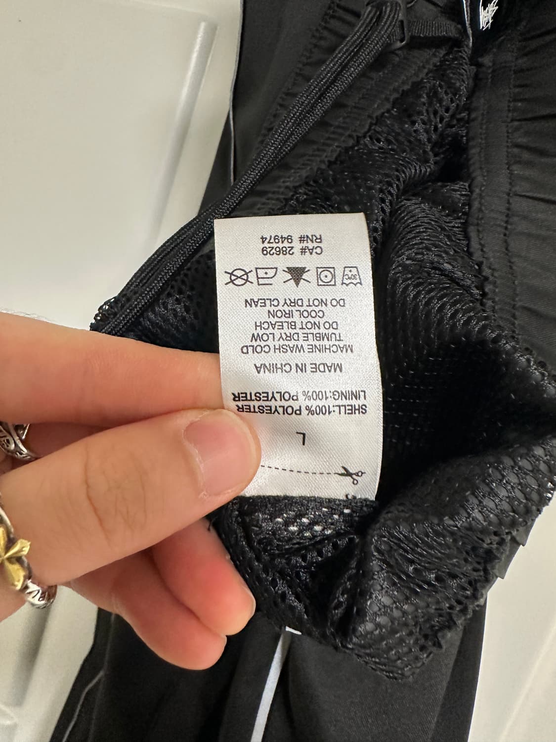 스투시 3M 파이핑 팬츠 블랙 트랙팬츠 상품이미지10