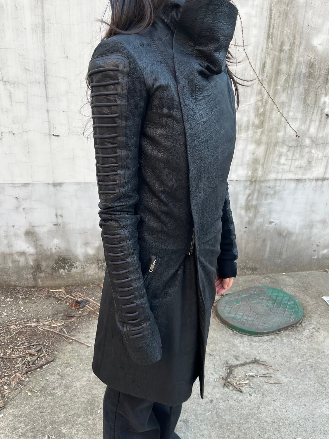 (Archive) Rick Owens Leather Coat 상품이미지6