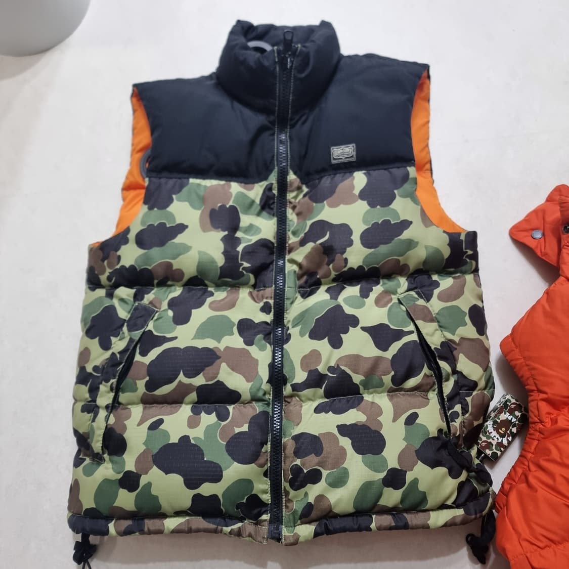 DENIM&SUPPLY 랄프로렌 카모 패딩 조끼 M 상품이미지1