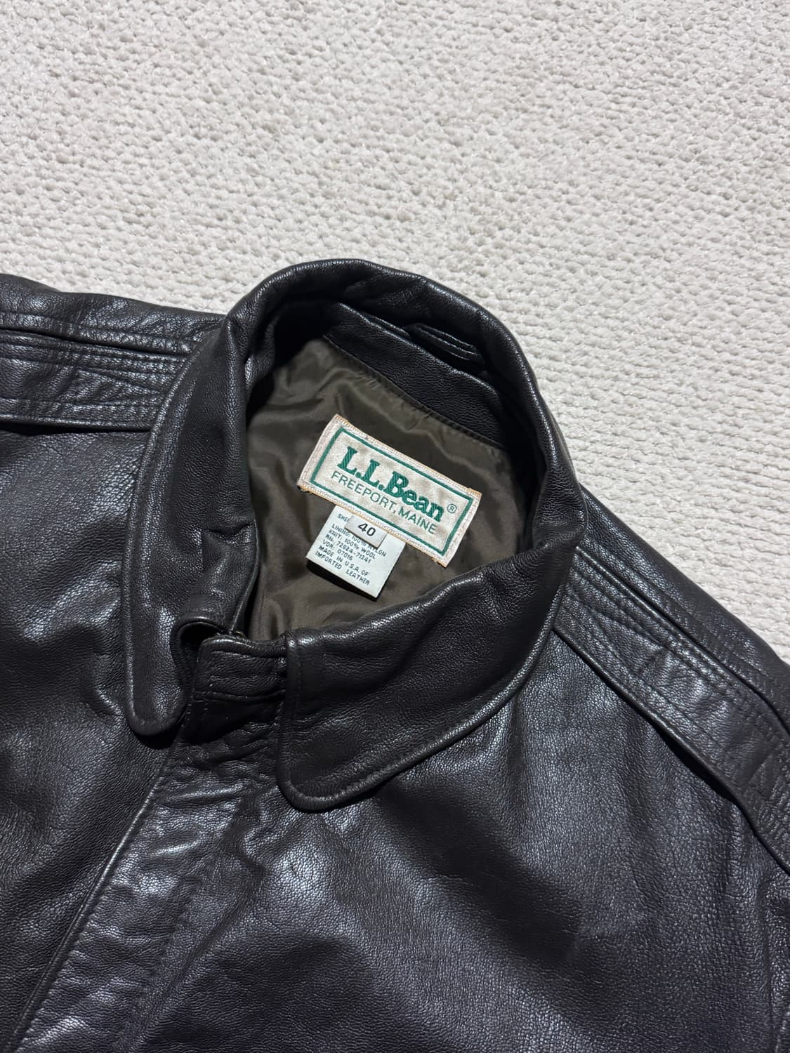 90s USA 엘엘빈 L.L.Bean A-2 40사이즈 상품이미지6