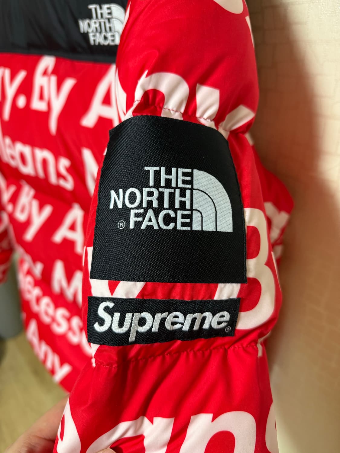 [ XL] 슈프림 노스페이스 레터링 눕시 상품이미지3