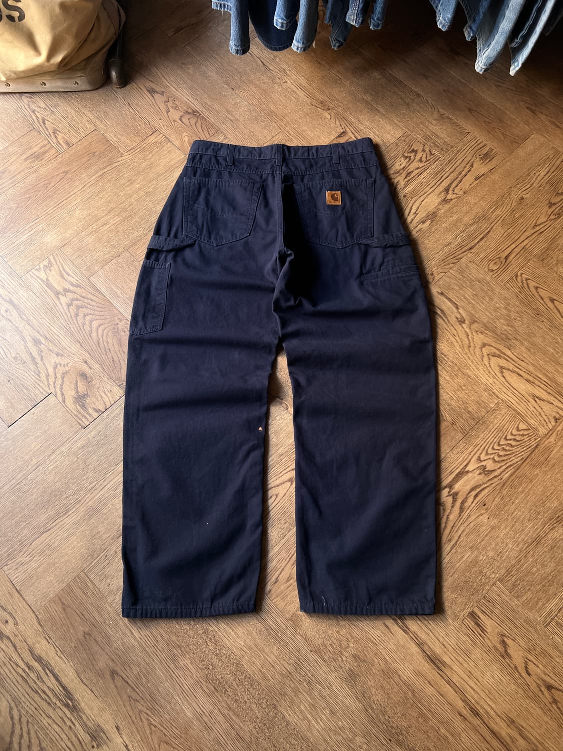 [33]칼하트 USA 미드나잇 네이비 싱글니 워크팬츠 상품이미지2