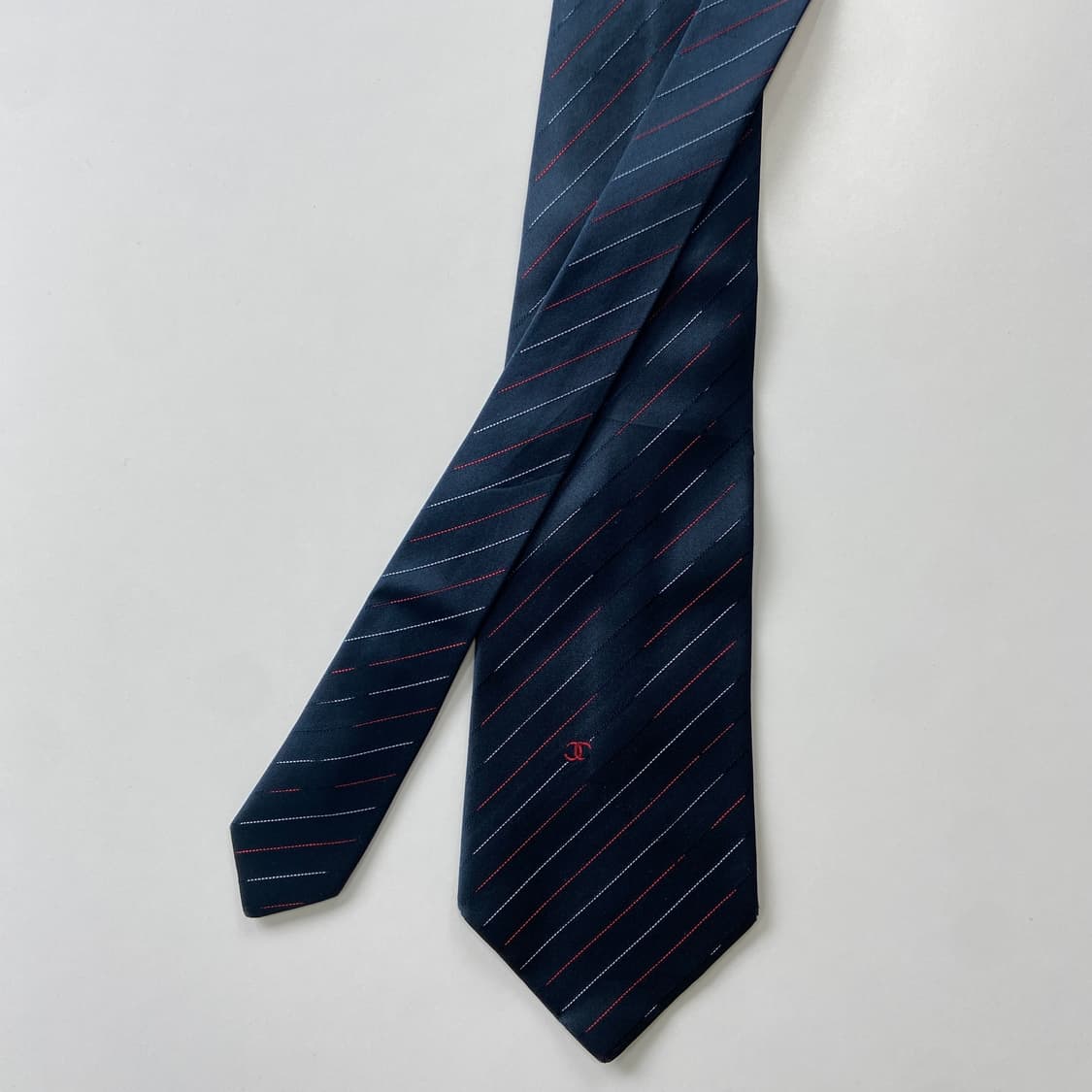 샤넬(CHANEL) 명품 정품 심플로고 넥타이 10.6cm 상품이미지1