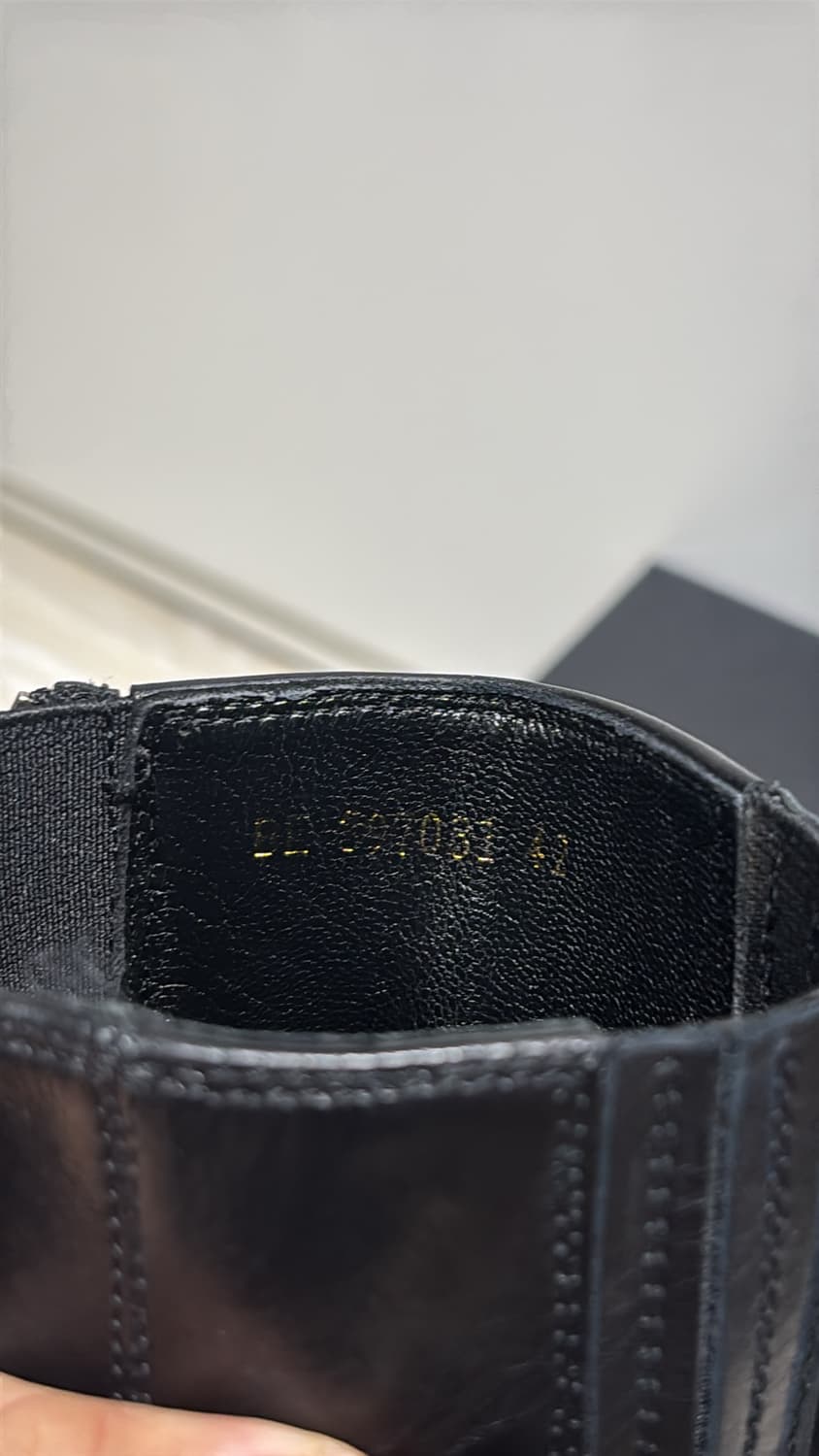 생로랑 15fw 에디슬리먼 와이어트 트리플 지퍼 첼시 부츠 42사이즈 상품이미지2