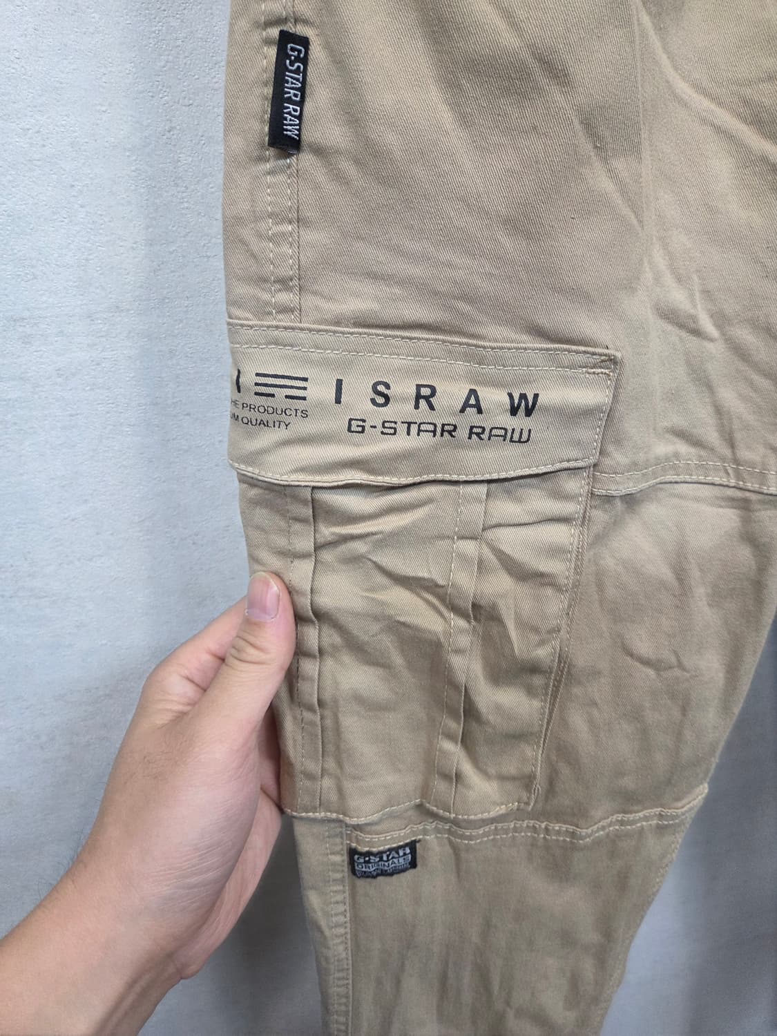 지스타로우 코튼 카고 조거팬츠 대략 31 상품이미지5