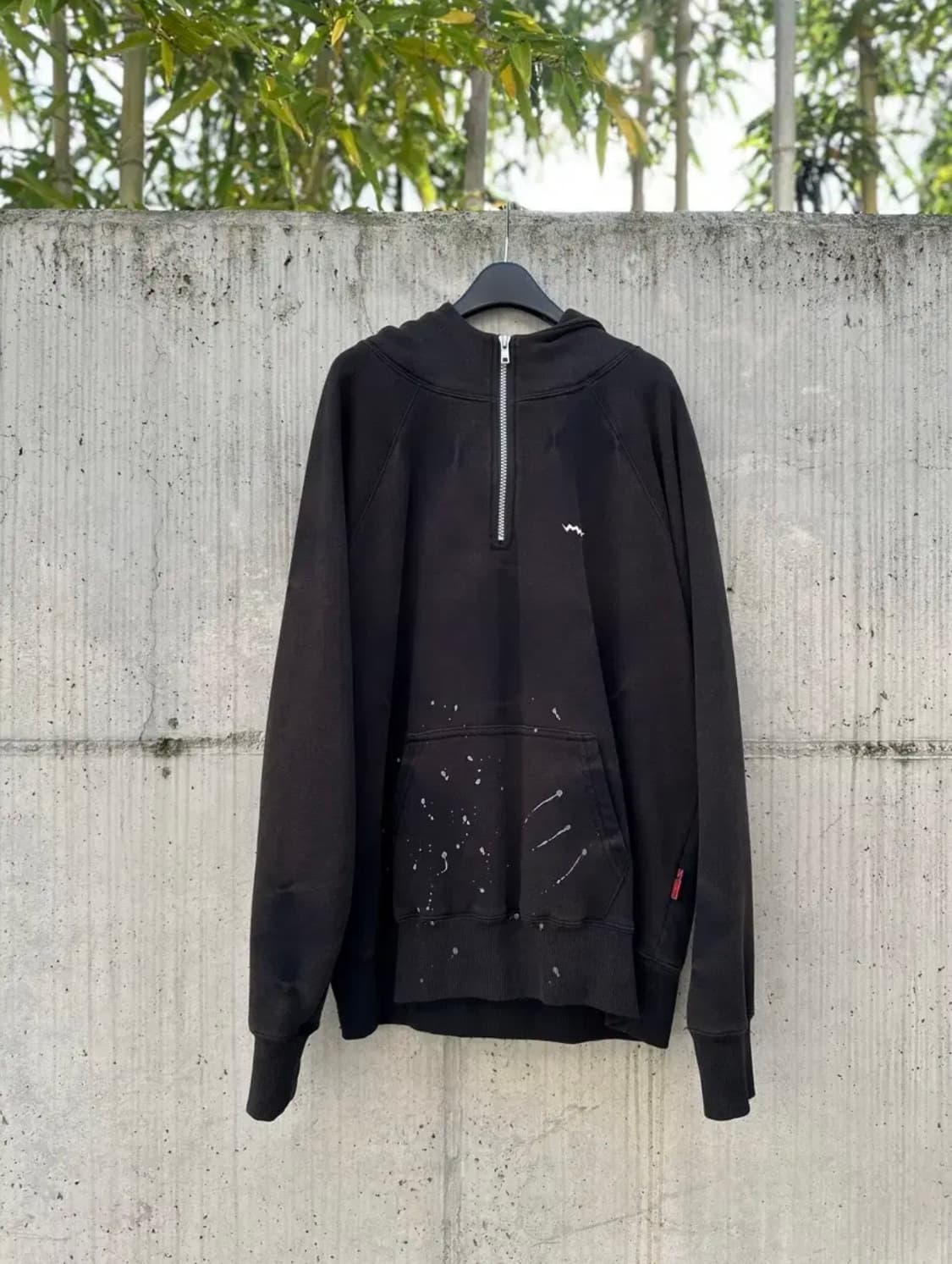 예스아이씨 지퍼 페인팅 후디 상품이미지1