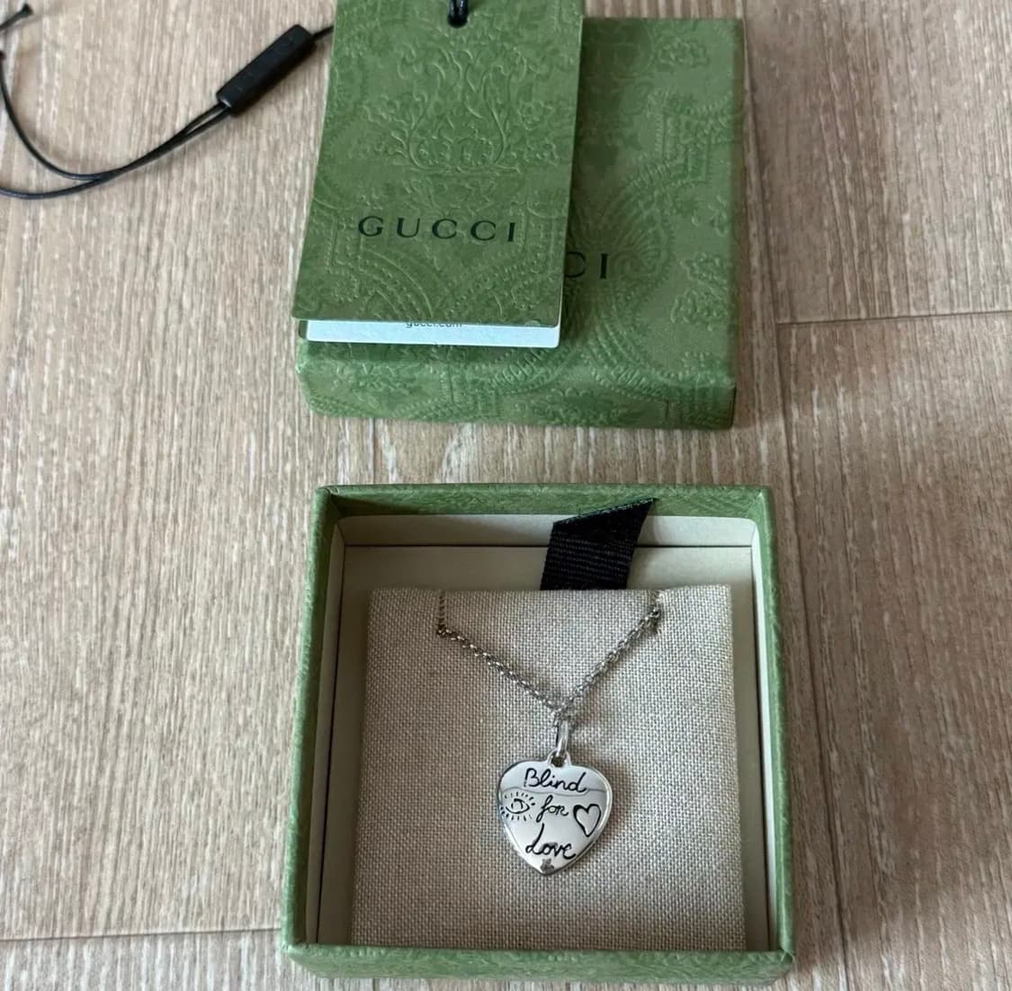 구찌 블라인드 포 러브 목걸이 상품이미지2