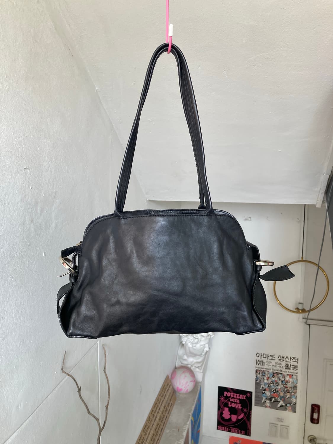 빈티지 블랙 숄더백 상품이미지1