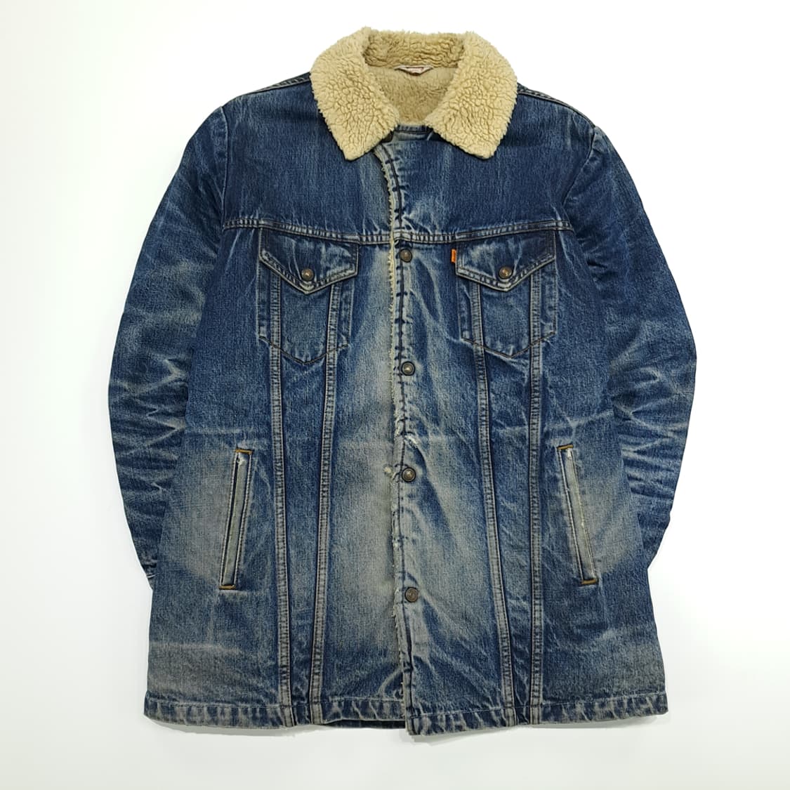 CN972 L 리바이스 오렌지탭 셰르파 데님 코트 상품이미지1