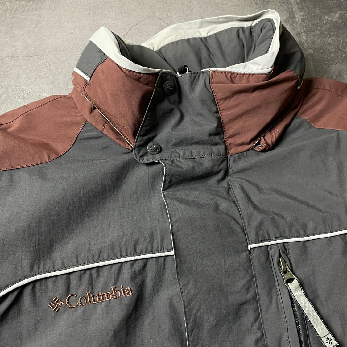 COLUMBIA 컬럼비아 빈티지 플리스라이닝 윈드브레이커 A00479 상품이미지2