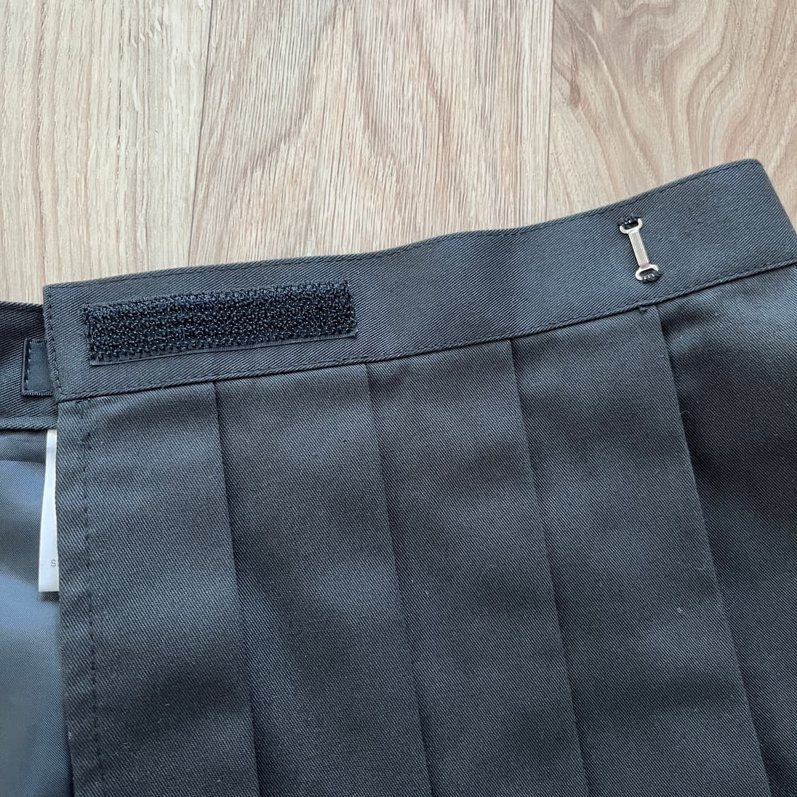 LOVER'S ROCK 블랙 플리츠 스커트 y2k 헤이세이 레트로 펑크 상품이미지4