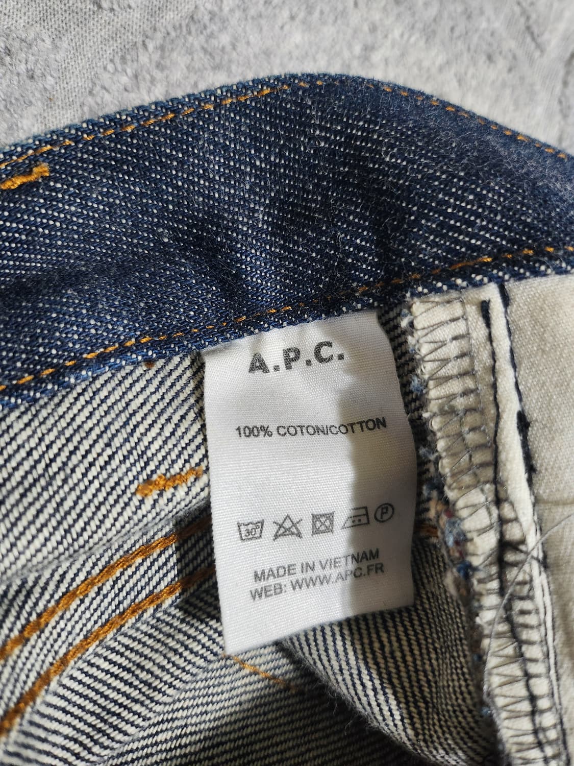 **A.P.C.(아페쎄) 생지 데님 팬츠(28-29) 상품이미지6
