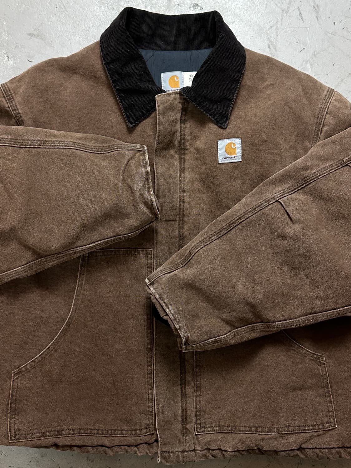 90's USA Made 칼하트 J22 아크틱 칼하트 디트로이트 자켓 상품이미지8