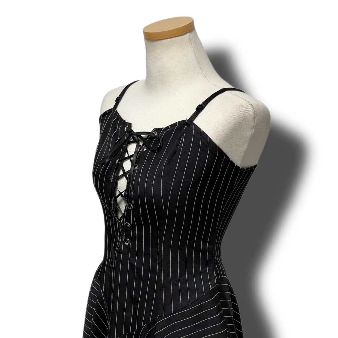 Stripe lace up one picec 상품이미지8