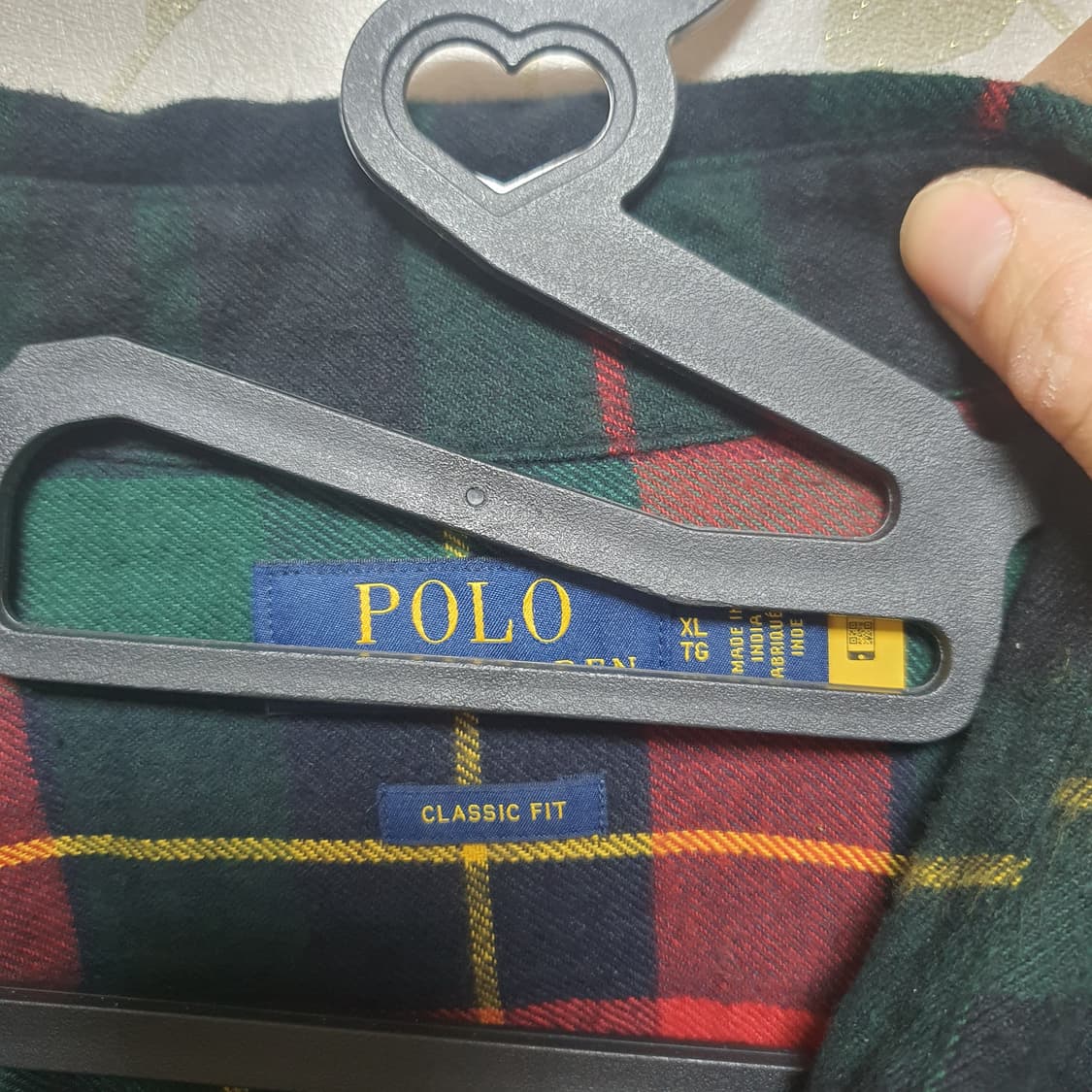 폴로 타탄체크 셔츠판매합니다. 상품이미지2