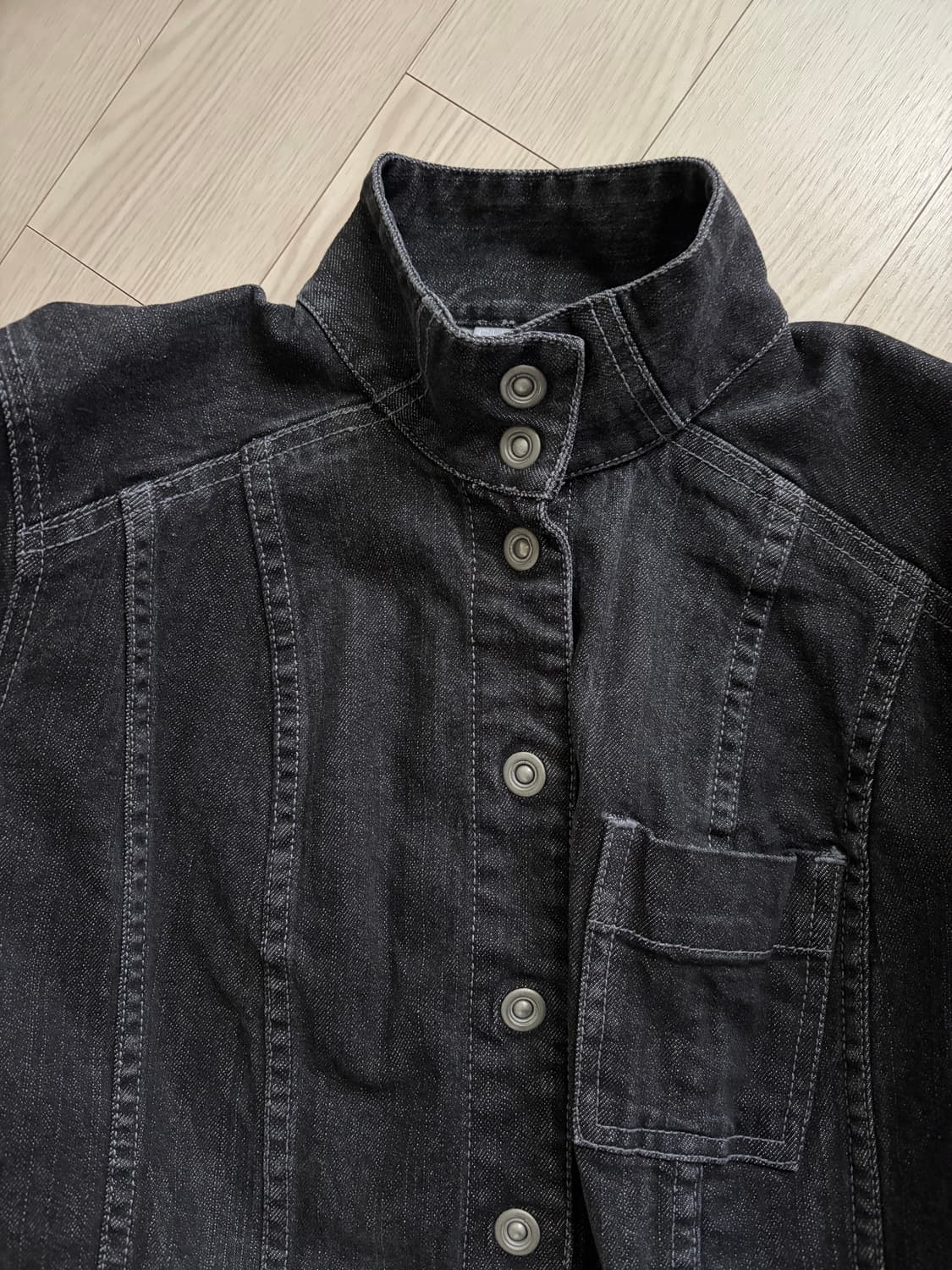 빈티지 흑청 자켓 상품이미지6