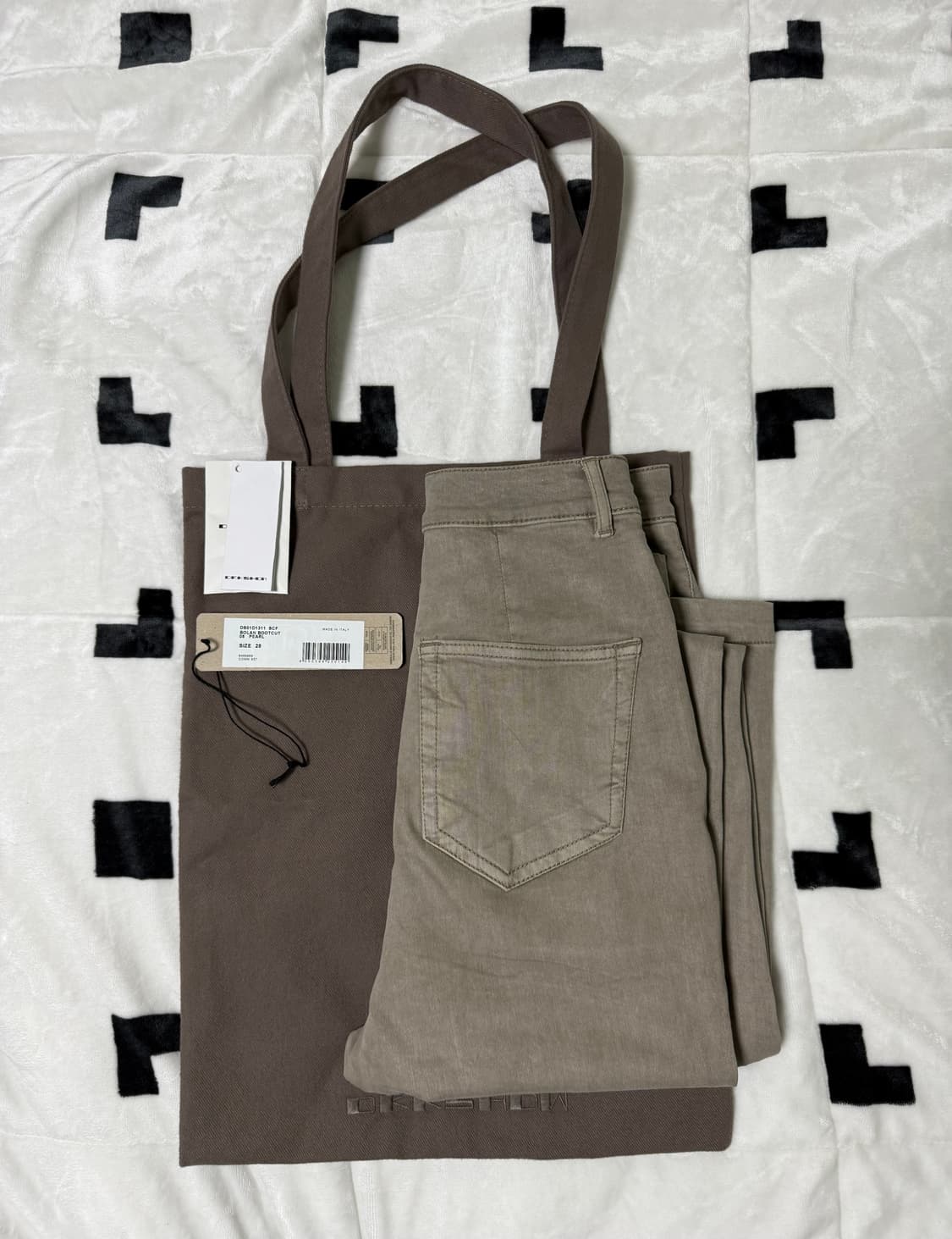 릭오웬스 볼란 부츠컷 펄 scf 28사이즈 상품이미지1