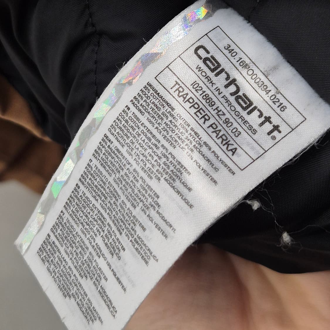 칼하트 트래퍼 파카 M 상품이미지5