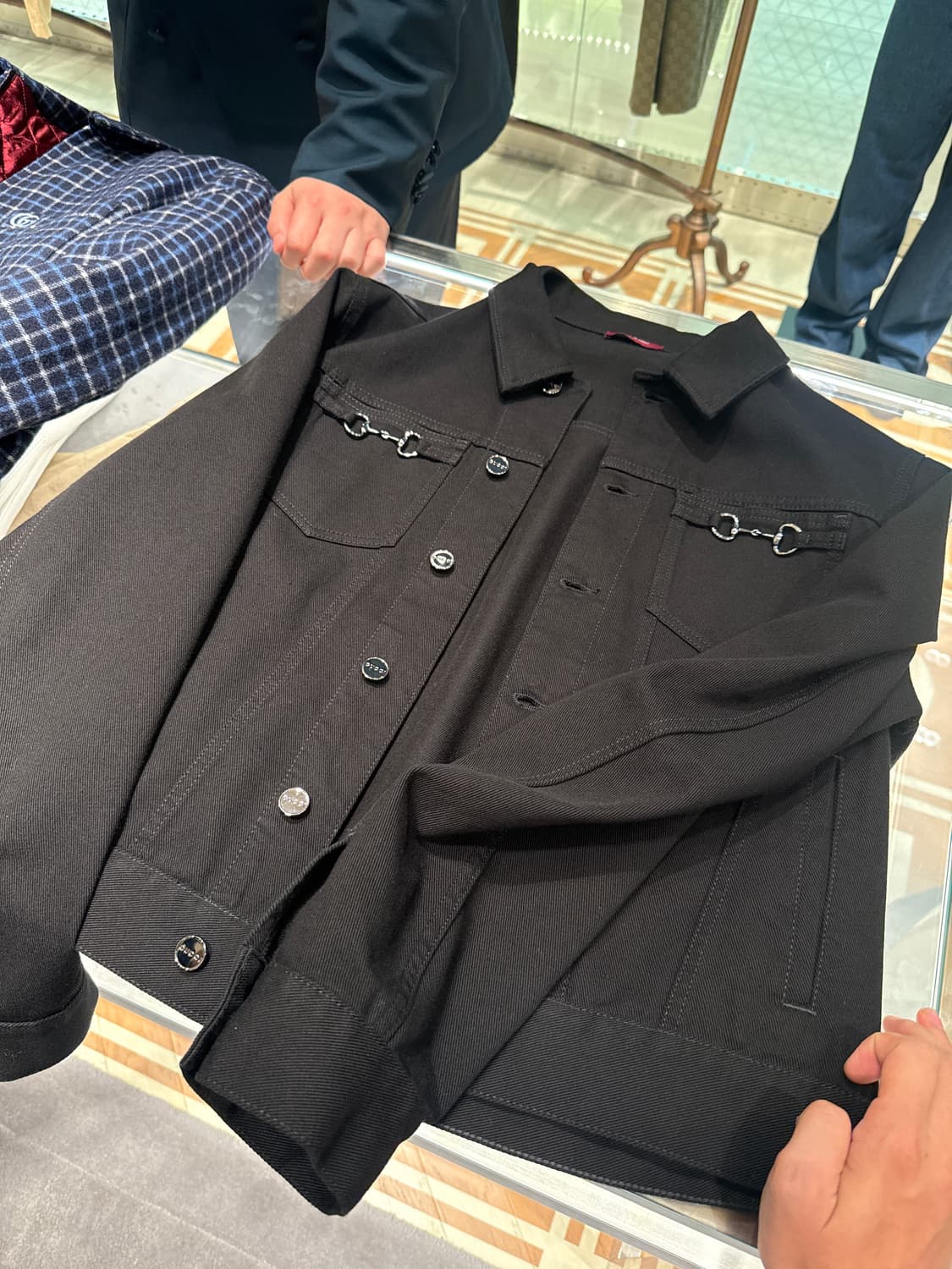 (구매)구찌 홀스빗 트러커자켓 48사이즈 상품이미지2