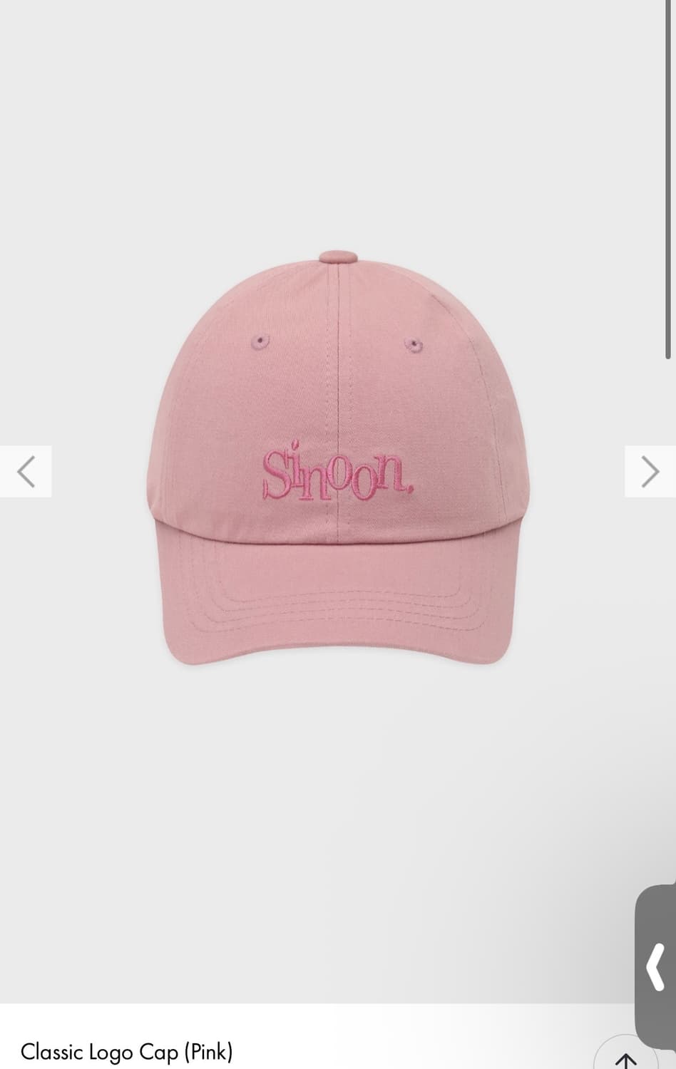 시눈) Classic Logo Cap PK F 상품이미지1