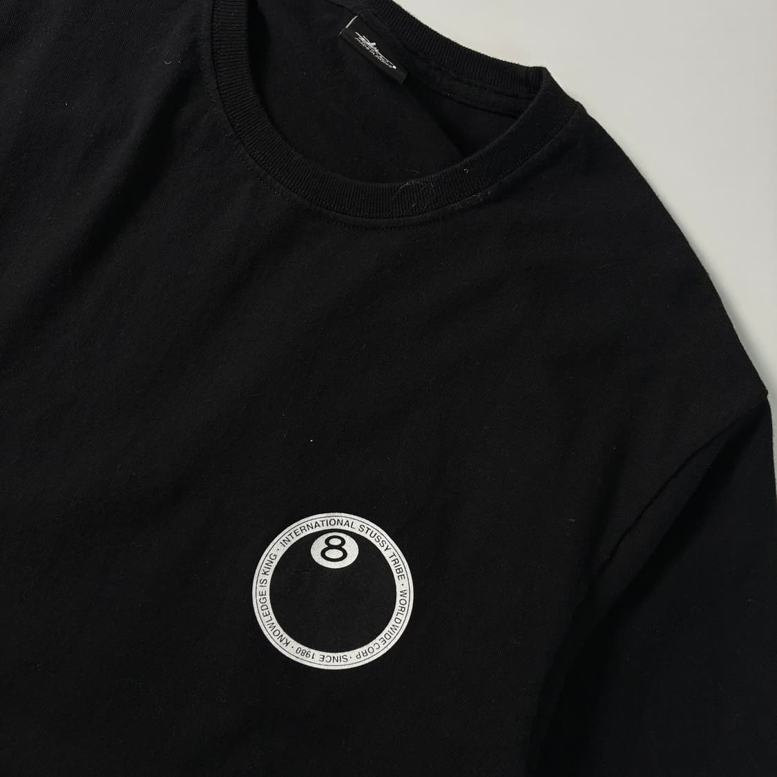 Stussy  스투시 8볼 닷 블랙 반팔티셔츠  상품이미지4