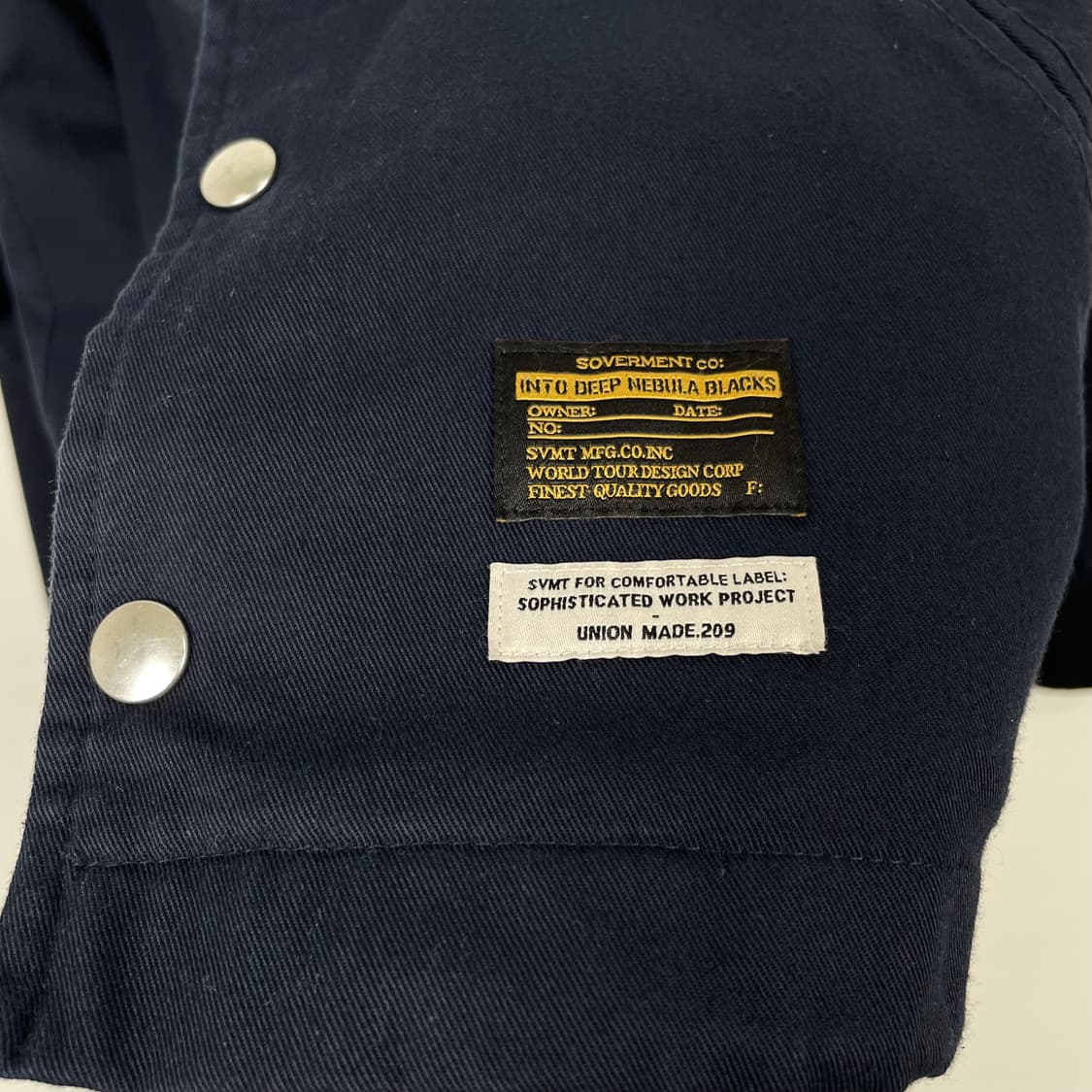 소버먼트 오클라호마 레터링 코치 자켓 상품이미지5