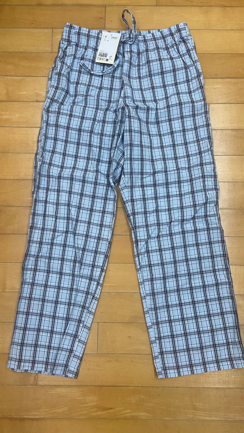 H&M 남성 포플린 파자마 팬츠 XS 상품이미지2