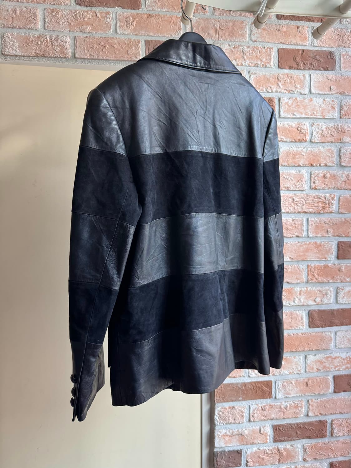 LANCETTI 램스킨 스트라이프 자켓 상품이미지4