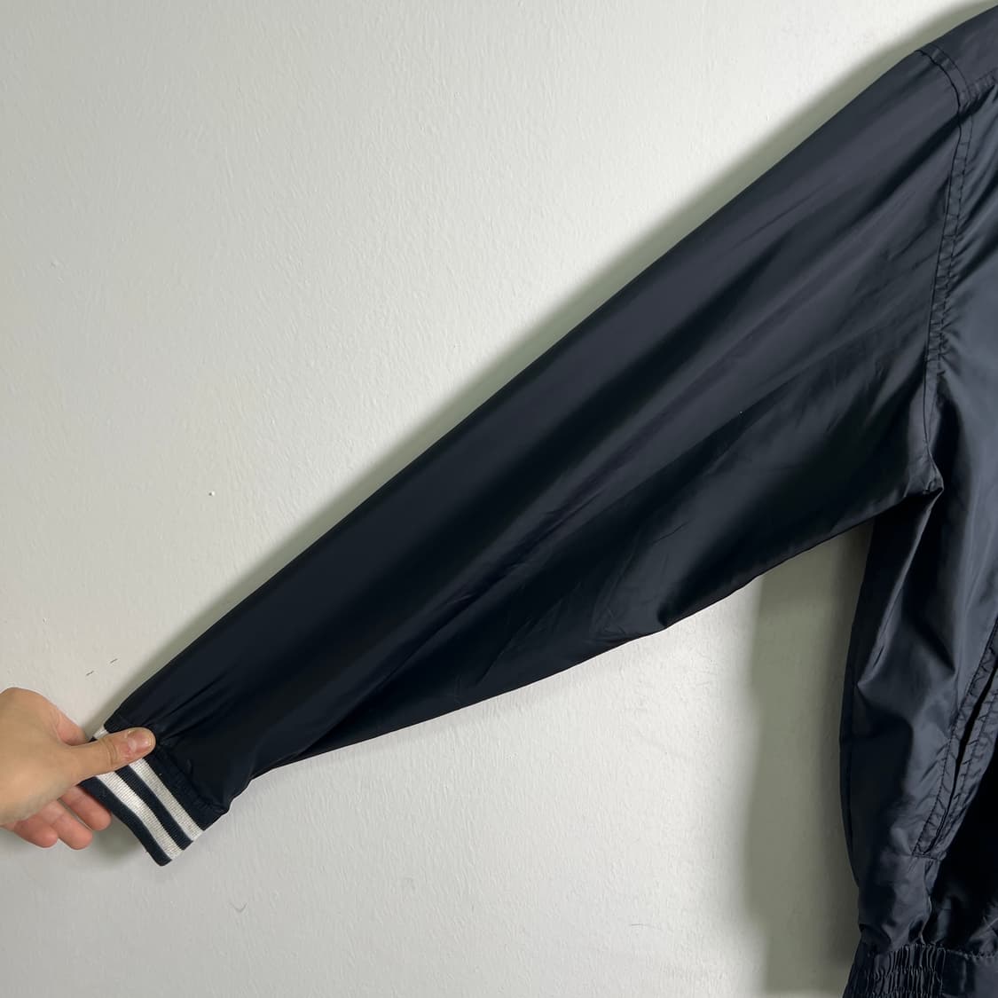 프레드페리 블랙 바람막이 블루종 자켓 XS 상품이미지6