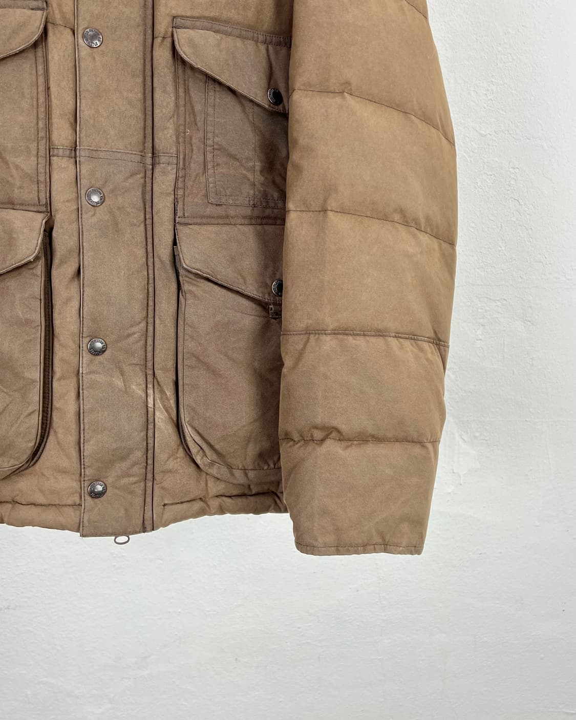 필슨 25fw 브라운 크루저 왁스 다운 퀼팅 패딩 자켓 상품이미지5