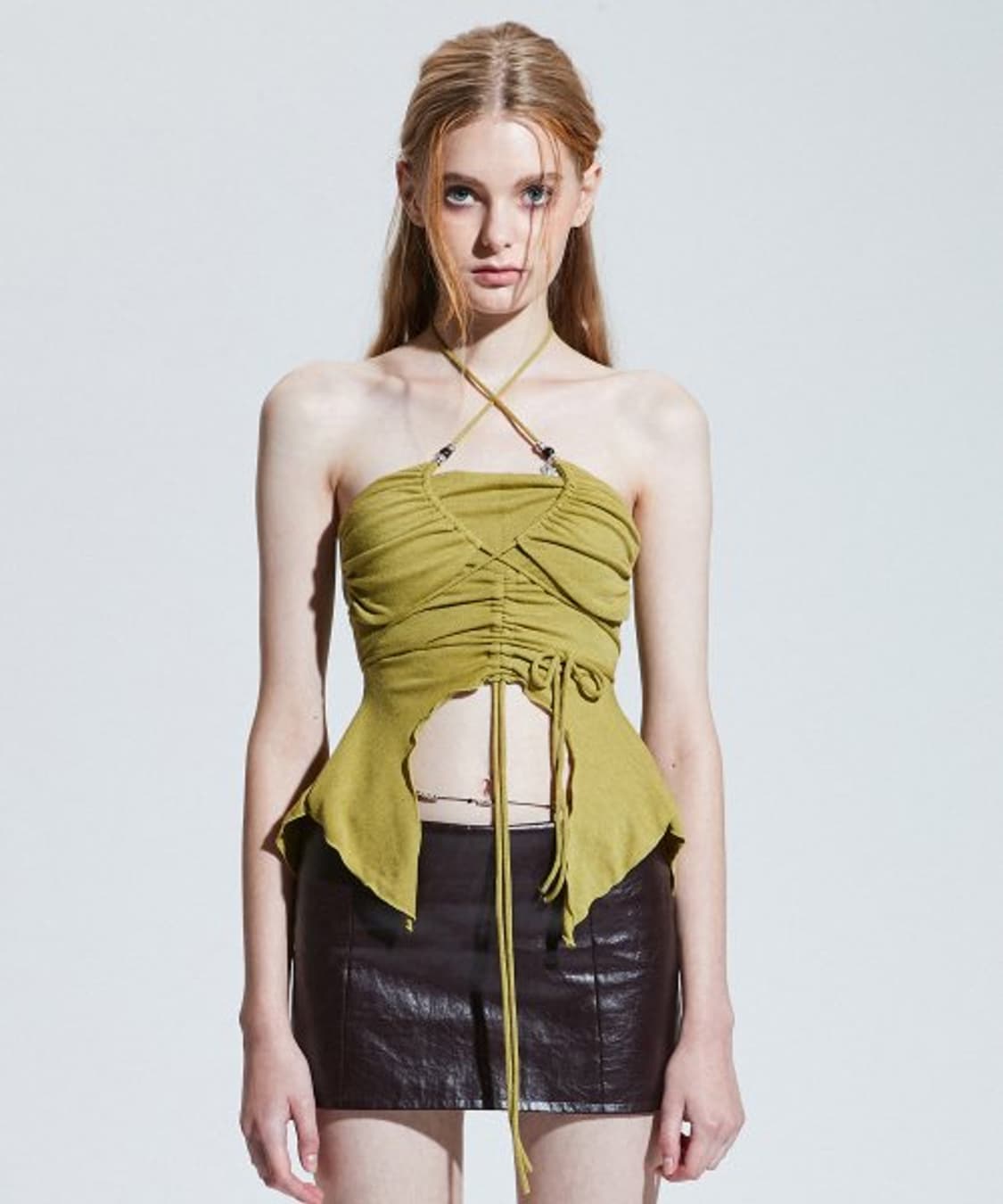 페인오어플레져 모르포 탑 올리브 상품이미지1