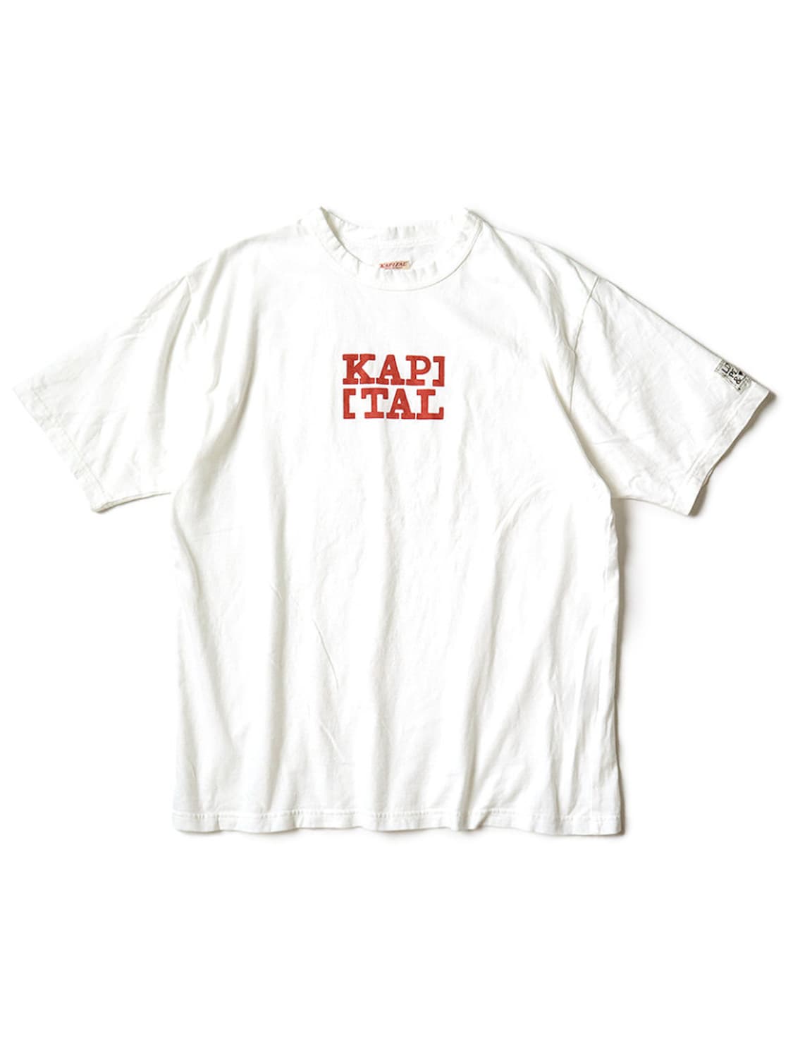 KAPITAL Rookie Crewneck T-Shirt Red (M) 상품이미지1