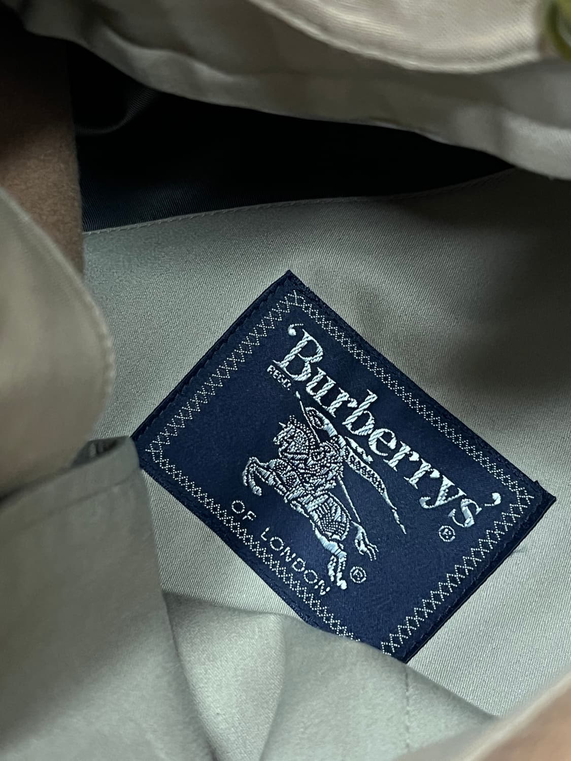 버버리 90s 우먼스 코튼 트렌치 롱 코트 (카라 라이너,라이너 포함) 상품이미지4