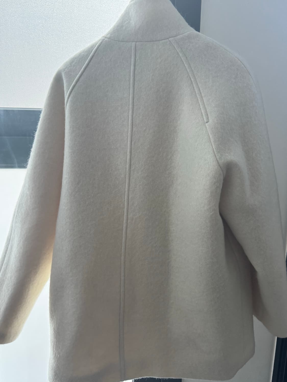 프롬웨얼 울 더프 하프코트 아이보리 상품이미지9