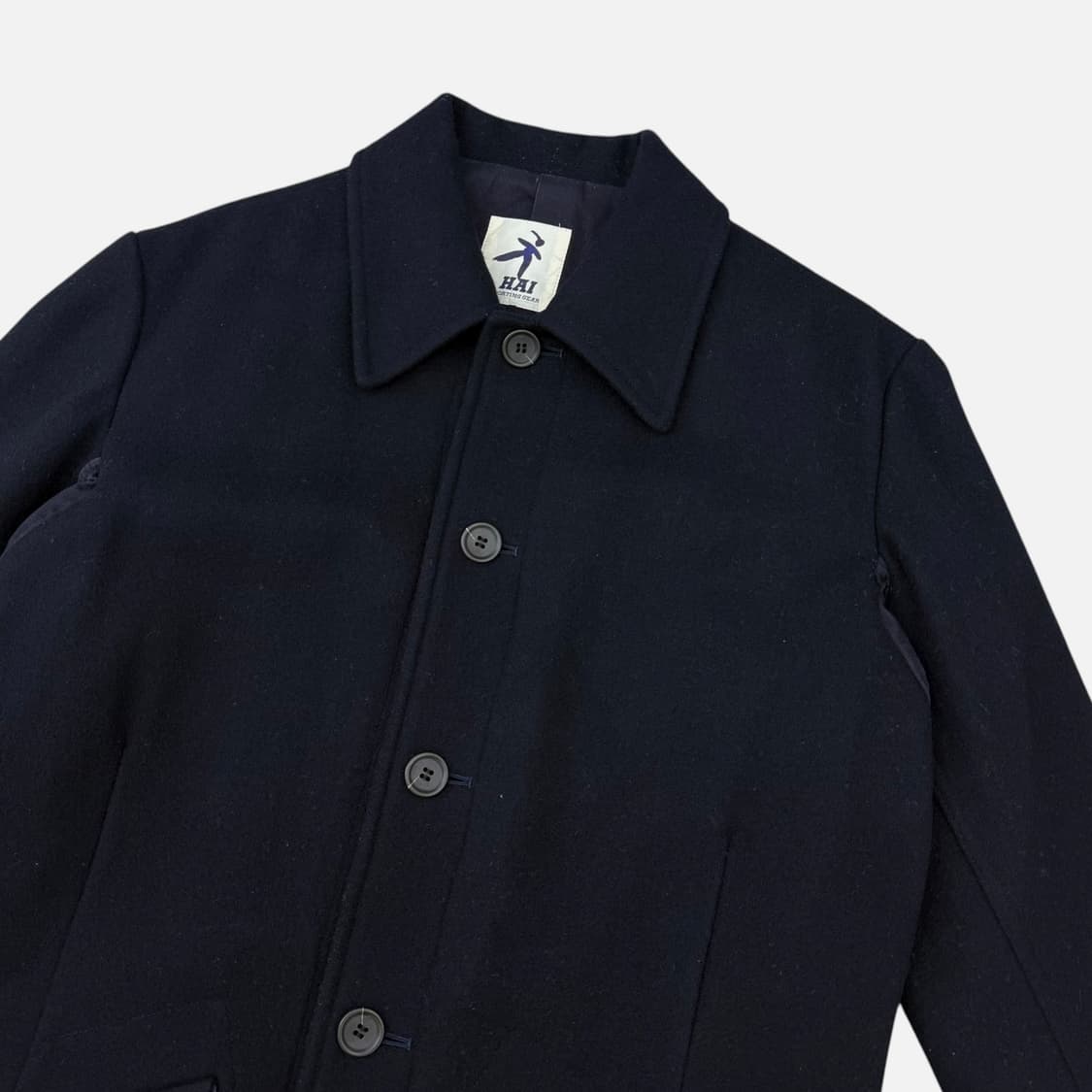 HAI 이세이미야케 멀티포켓 울자켓 딥네이비 상품이미지4