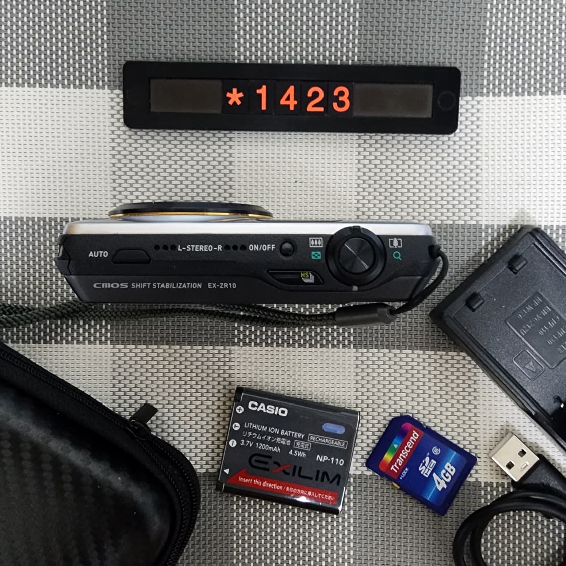 카시오 엑슬림 EX-ZR 10 디지털카메라 파우치포함 상품이미지3