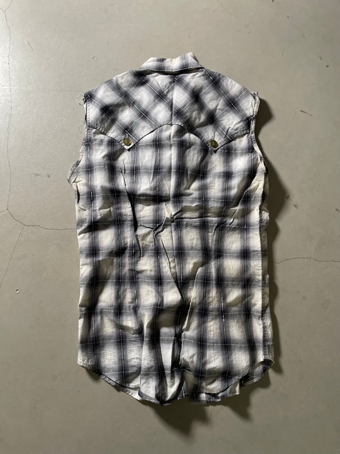 Burma Shave Ombre Check western shirt 상품이미지6