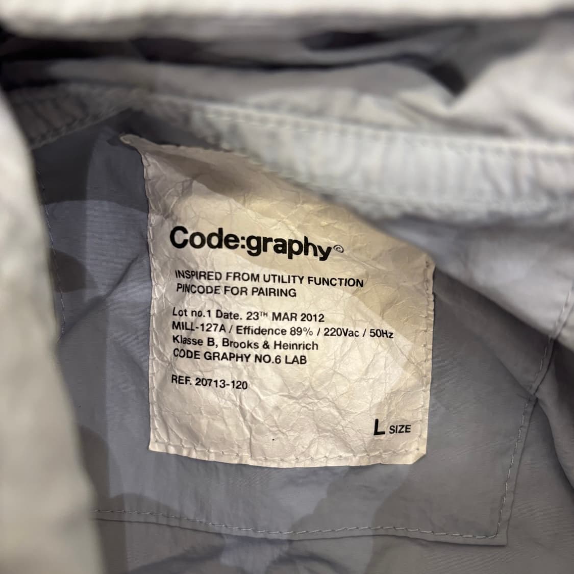 코드그라피 아노락 바람막이 상품이미지3