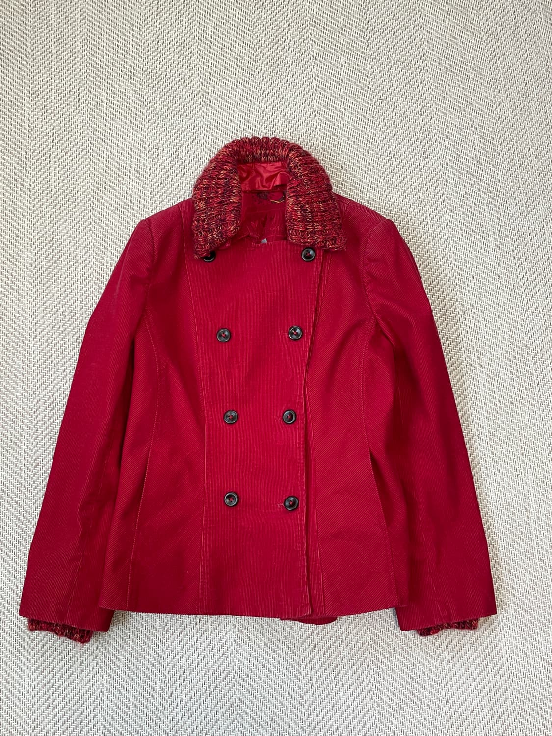 빈티지 코듀로이 더블 버튼 재킷 J03667 상품이미지1