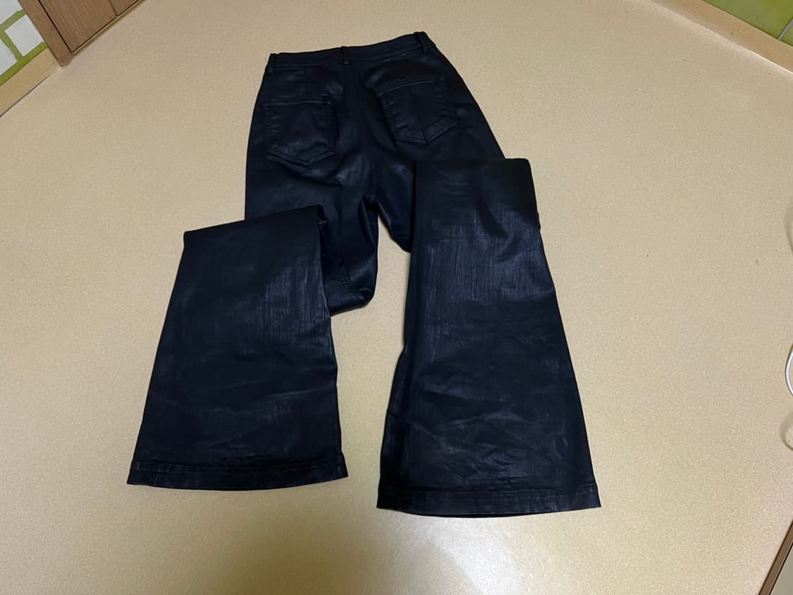 릭오웬스 왁스 볼란 부츠컷 SBW 28 황금사이즈 상품이미지3